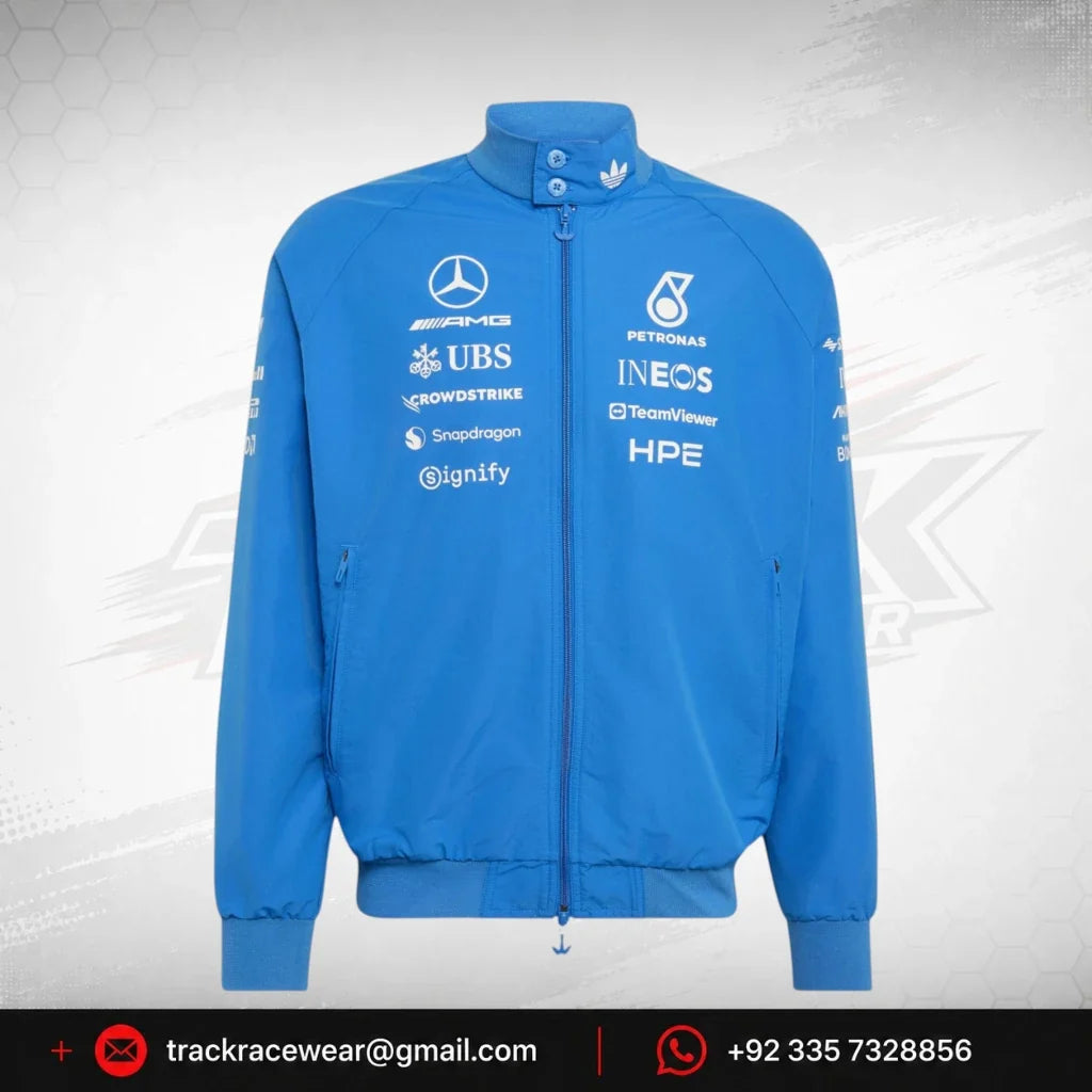 Mercedes - AMG Petronas F1 Men's Special Edition Silverstone Blue Wonder Driver Jacket