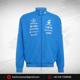 Mercedes - AMG Petronas F1 Men's Special Edition Silverstone Blue Wonder Driver Jacket