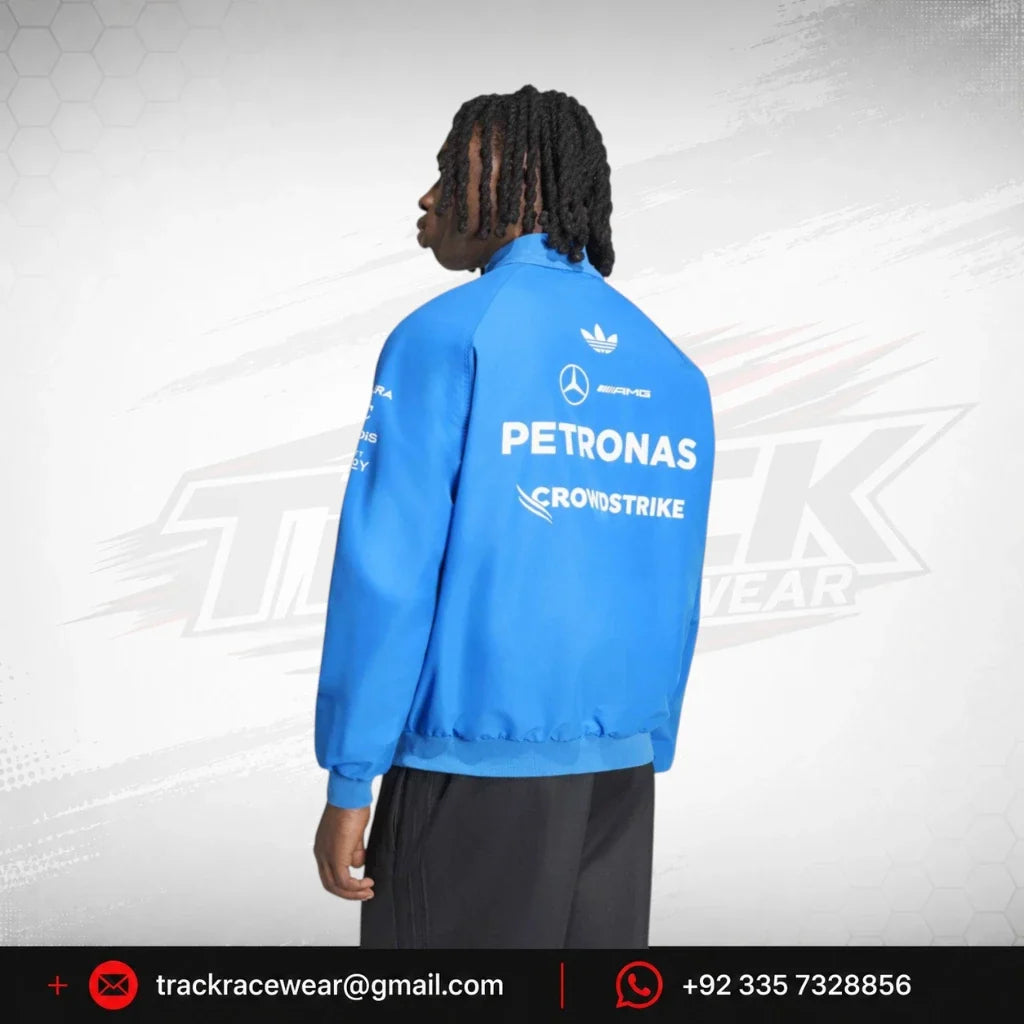 Mercedes - AMG Petronas F1 Men's Special Edition Silverstone Blue Wonder Driver Jacket