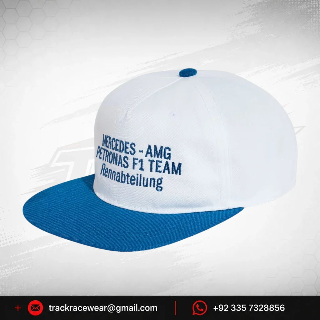 Mercedes - AMG Petronas F1 Special Edition Silverstone Blue Wonder Team Hat - White