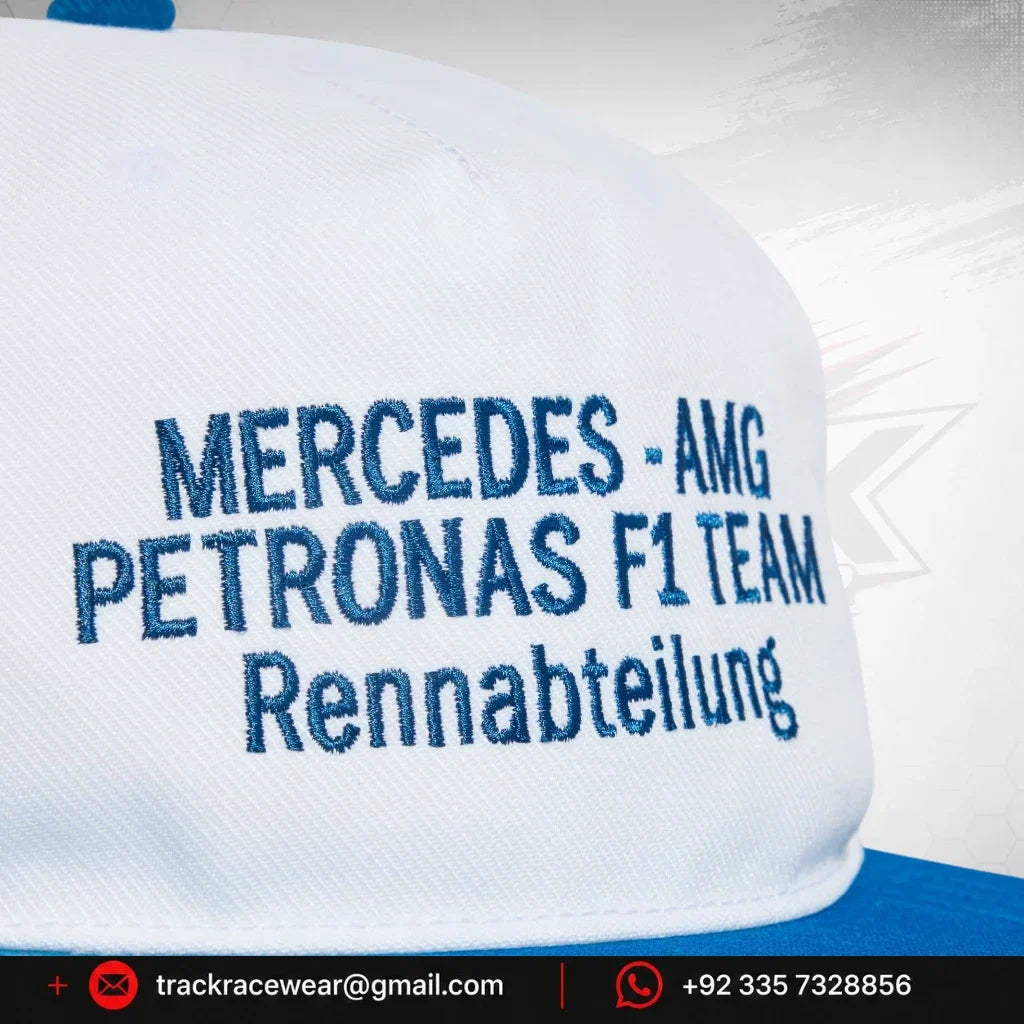 Mercedes - AMG Petronas F1 Special Edition Silverstone Blue Wonder Team Hat - White