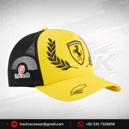 Scuderia Ferrari F1 2026 Lewis Hamilton Special Edition Silverstone GP Hat - Speed Yellow