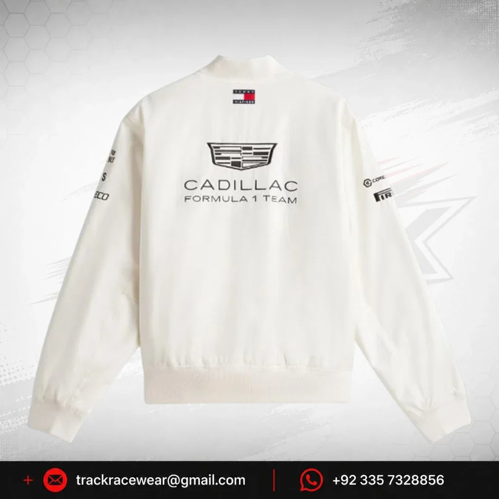 Cadillac F1 Racing 2026 Special Edition Silverstone GP Team Jacket - White
