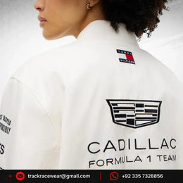 Cadillac F1 Racing 2026 Special Edition Silverstone GP Team Jacket - White