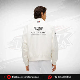 Cadillac F1 Racing 2026 Special Edition Silverstone GP Team Jacket - White
