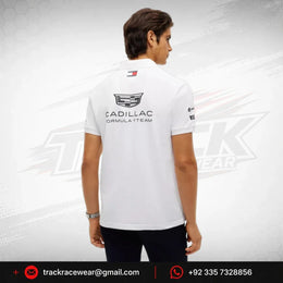 Cadillac F1 Racing 2026 Special Edition Silverstone GP Team Polo Shirt - White