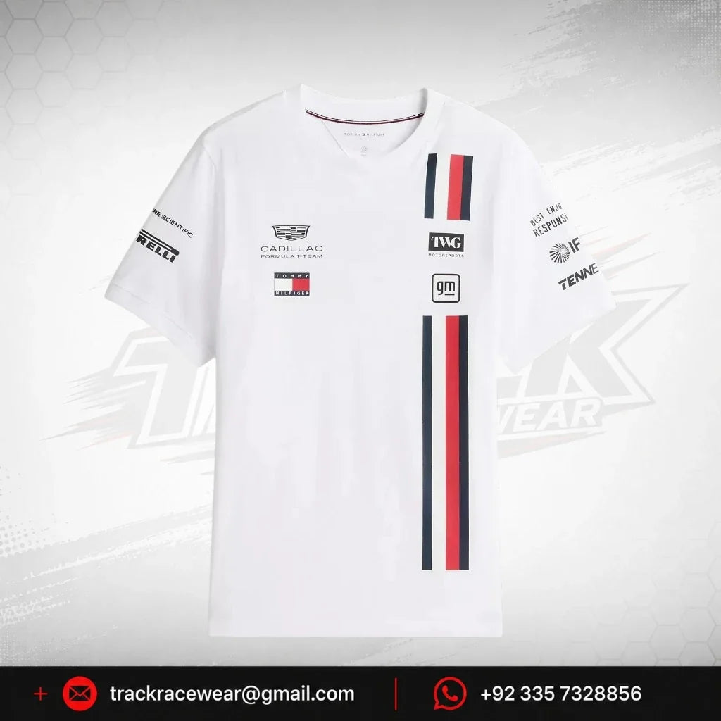 Cadillac F1 Racing 2026 Special Edition Silverstone GP Team T-Shirt - White