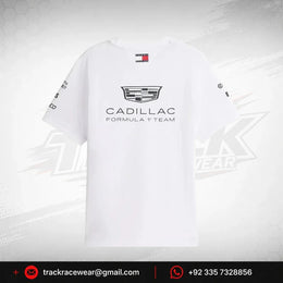 Cadillac F1 Racing 2026 Special Edition Silverstone GP Team T-Shirt - White
