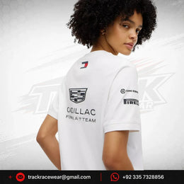 Cadillac F1 Racing 2026 Special Edition Silverstone GP Team T-Shirt - White