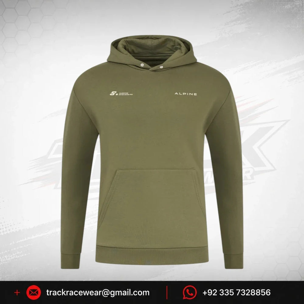 Alpine Racing F1 Silverstone Oversized Hoodie - Deep Lichen Green
