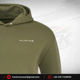 Alpine Racing F1 Silverstone Oversized Hoodie - Deep Lichen Green