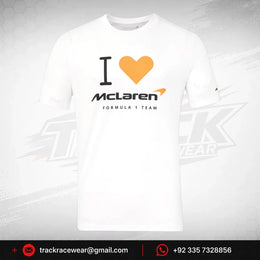 McLaren F1 "I Heart McLaren" Silverstone T-Shirt - White