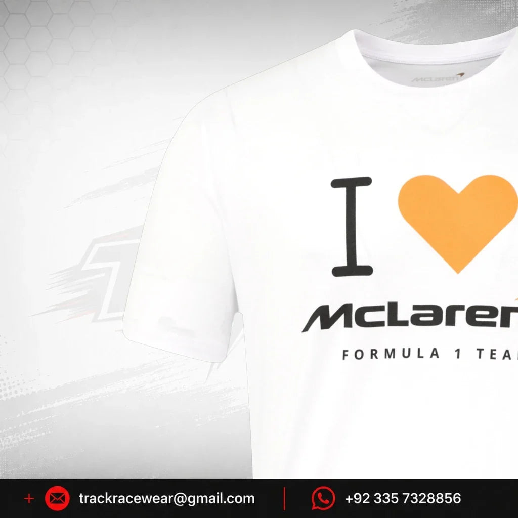 McLaren F1 "I Heart McLaren" Silverstone T-Shirt - White