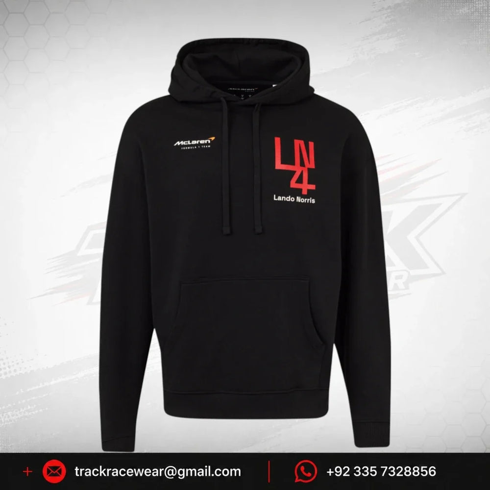McLaren F1 Lando Norris Silverstone Drivers Hoodie - Black