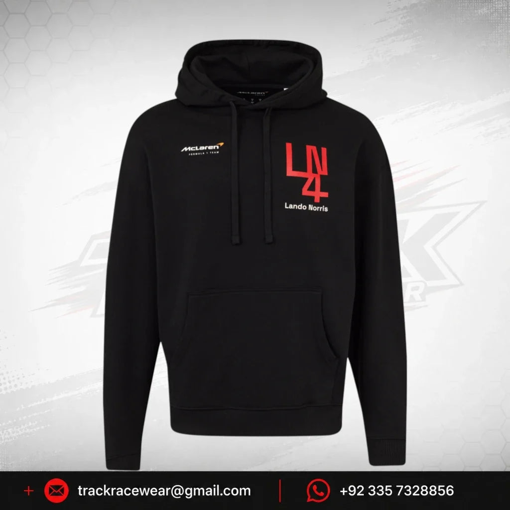 McLaren F1 Lando Norris Silverstone Drivers Hoodie - Black