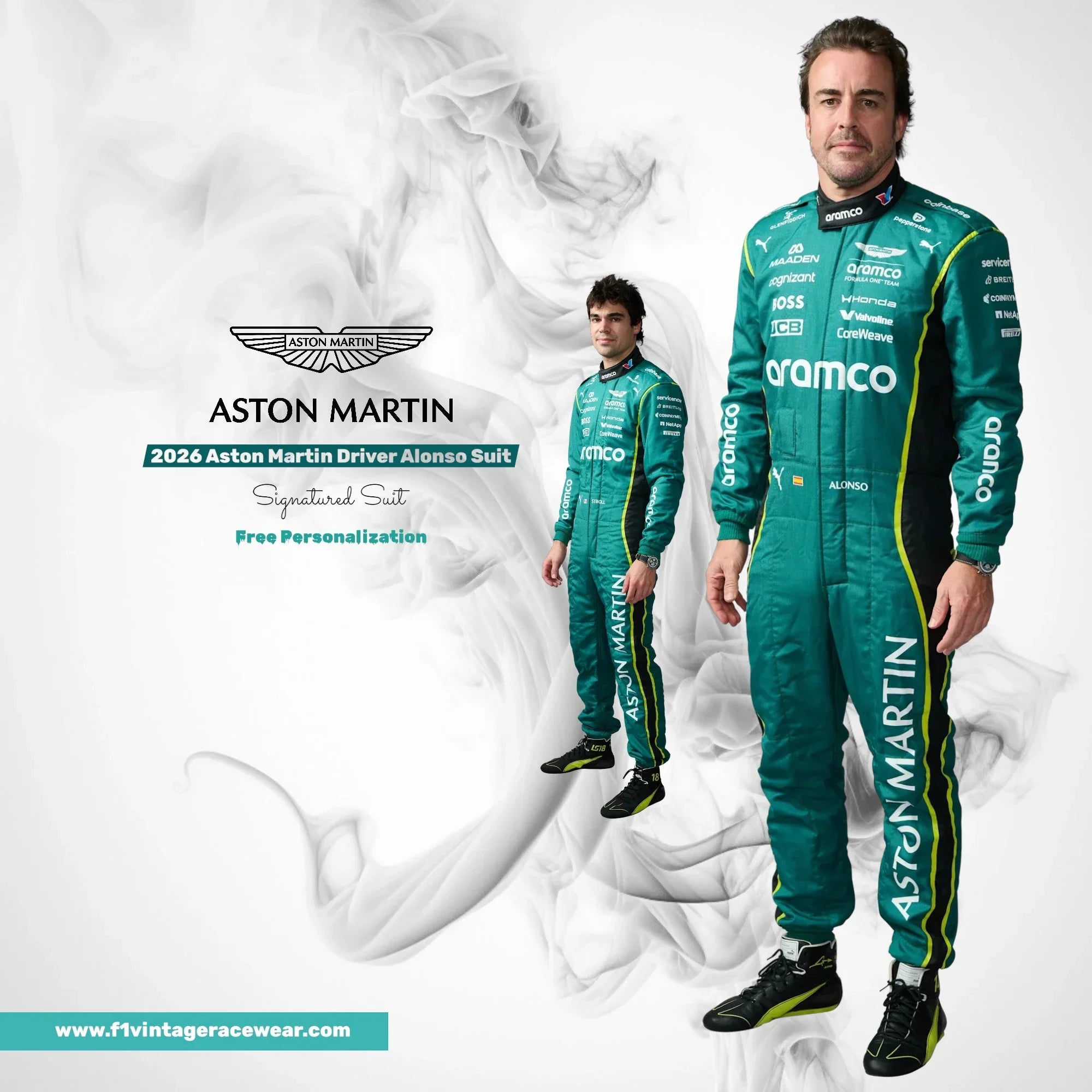 2026 Aston Martin Formula 1 Driver Racing Replica Jumpsuit
