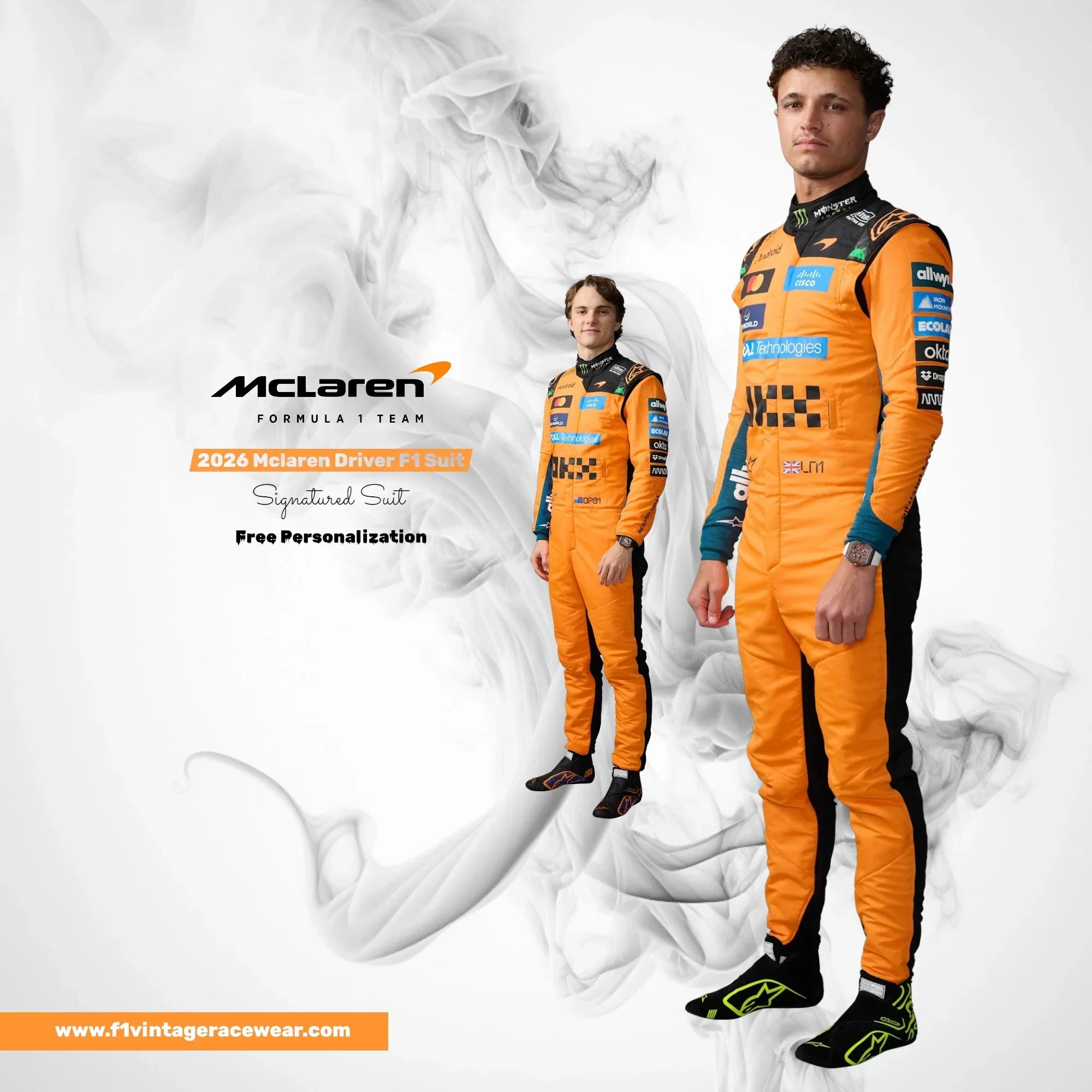 2026 McLaren F1 Racing Jumpsuit Replica – Team Edition