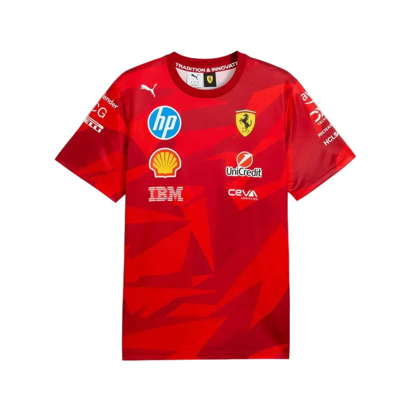 Scuderia Ferrari F1 PUMA 2025 Las Vegas GP Team T-shirt