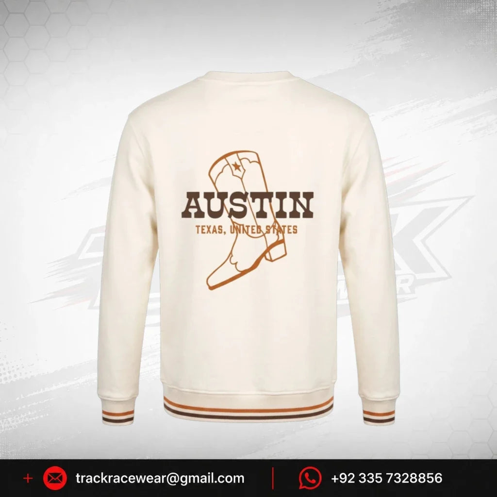 McLaren F1 USA Austin GP Relaxed Fit Crew Neck Sweatshirt - Erget