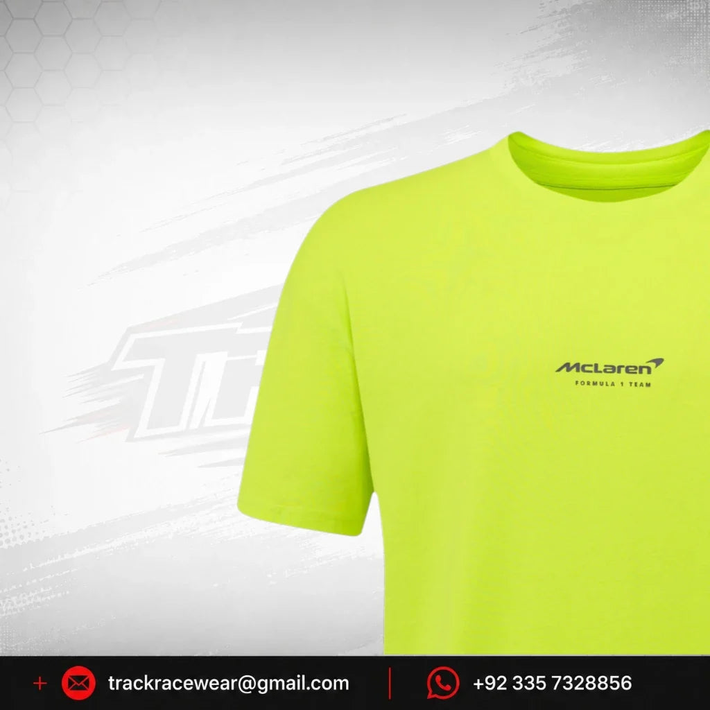 McLaren F1 Night Race Graphic T-Shirt - Phantom/Evening Primrose