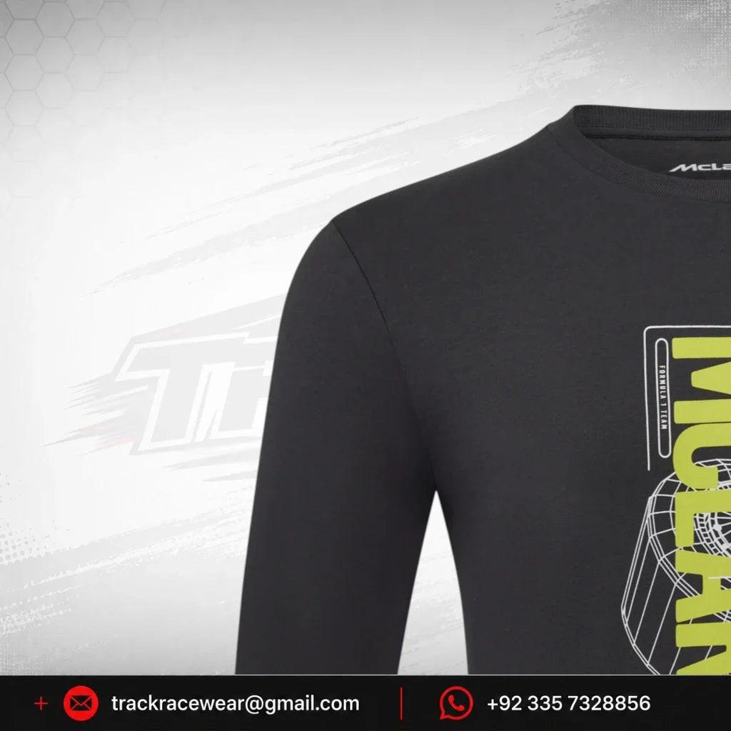 McLaren F1 Night Race Graphic Long Sleeve T-Shirt - Phantom