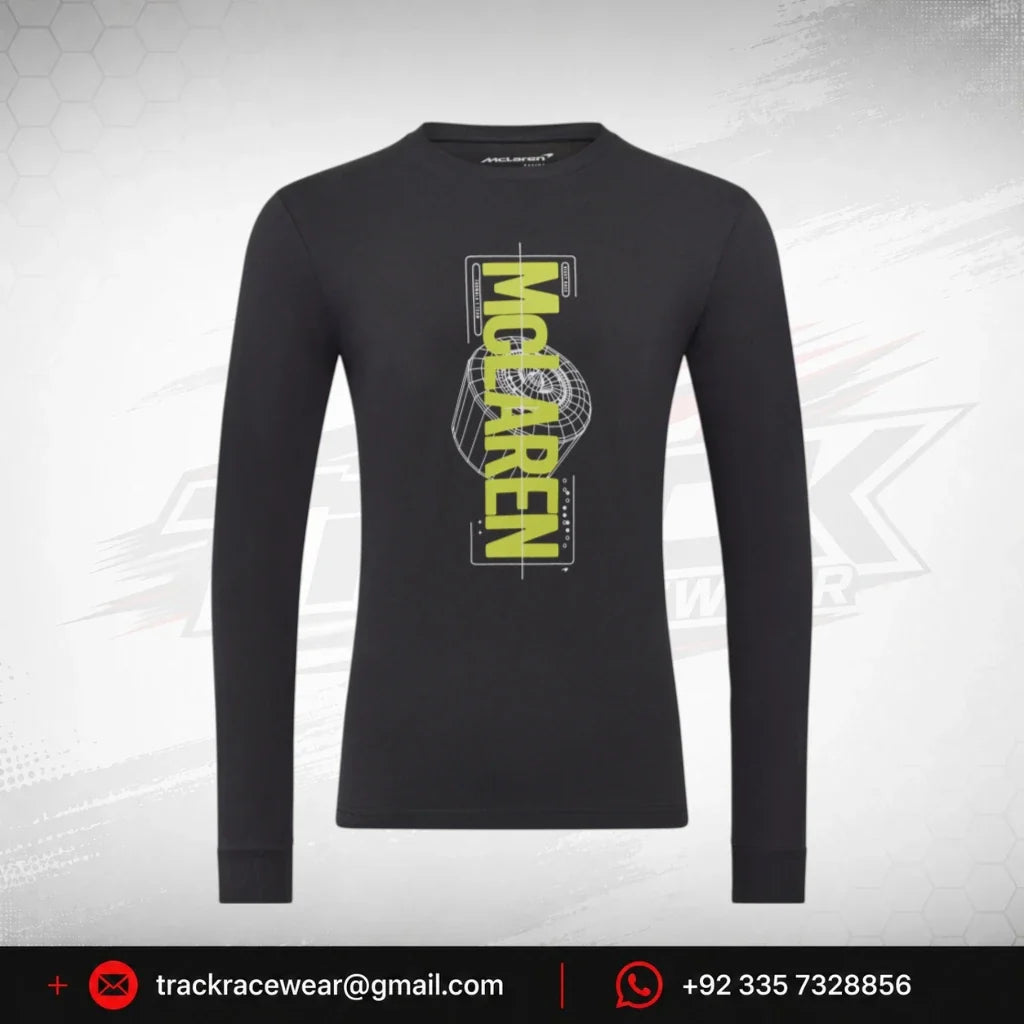 McLaren F1 Night Race Graphic Long Sleeve T-Shirt - Phantom