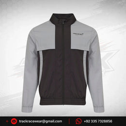 McLaren F1 Night Race Nylon Bomber Jacket - Gray