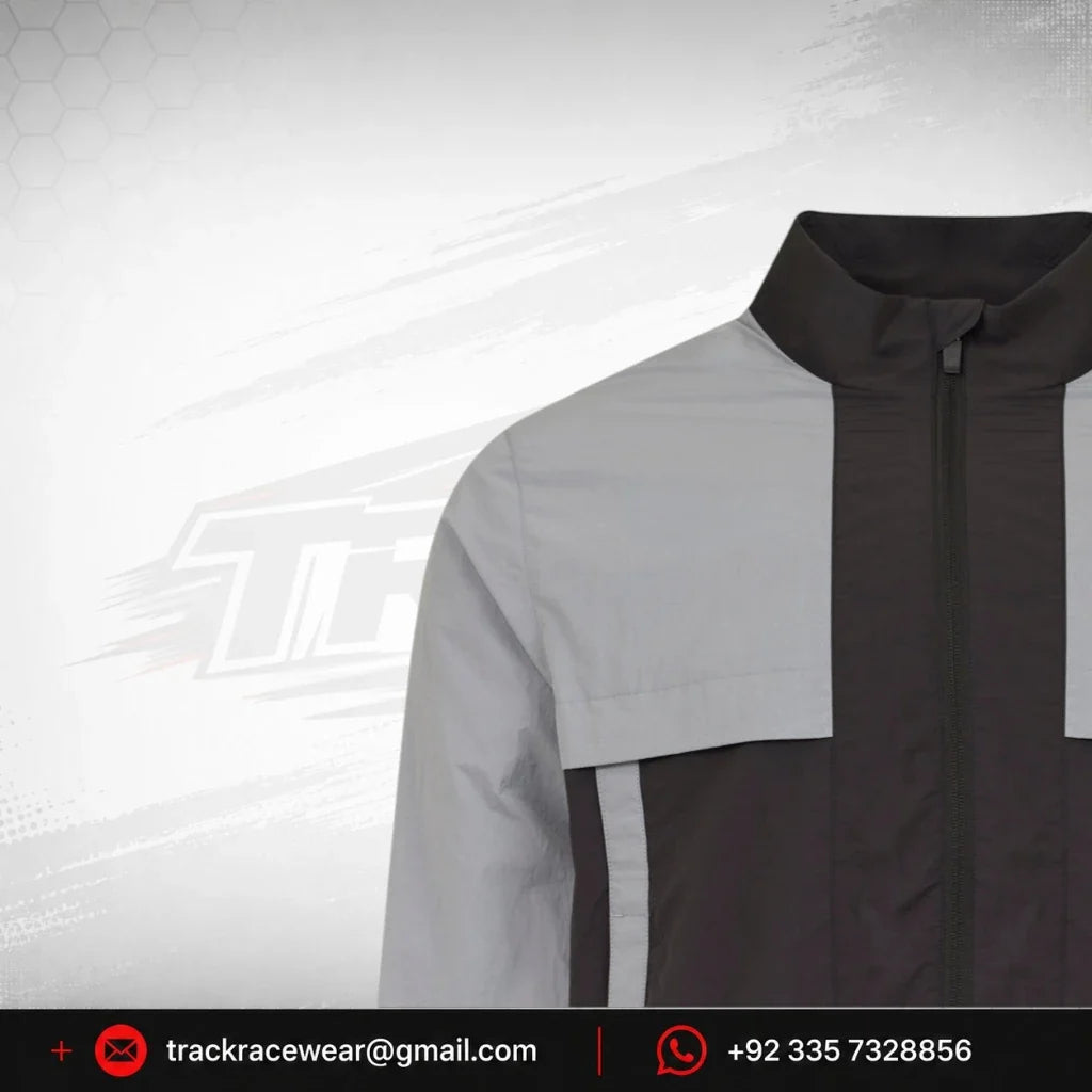 McLaren F1 Night Race Nylon Bomber Jacket - Gray