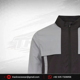 McLaren F1 Night Race Nylon Bomber Jacket - Gray