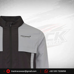 McLaren F1 Night Race Nylon Bomber Jacket - Gray