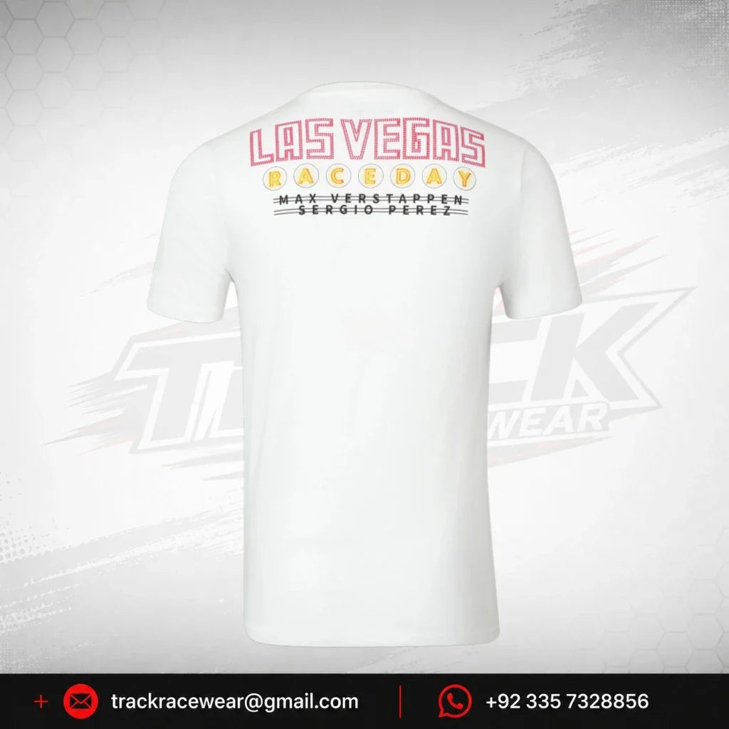 Red Bull Racing F1 Special Edition Las Vegas GP T-Shirt - White
