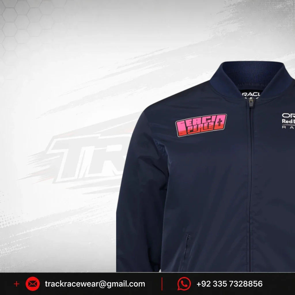 Red Bull Racing F1 Sergio "Checo" Perez Special Edition Mexico GP Track Jacket -Navy