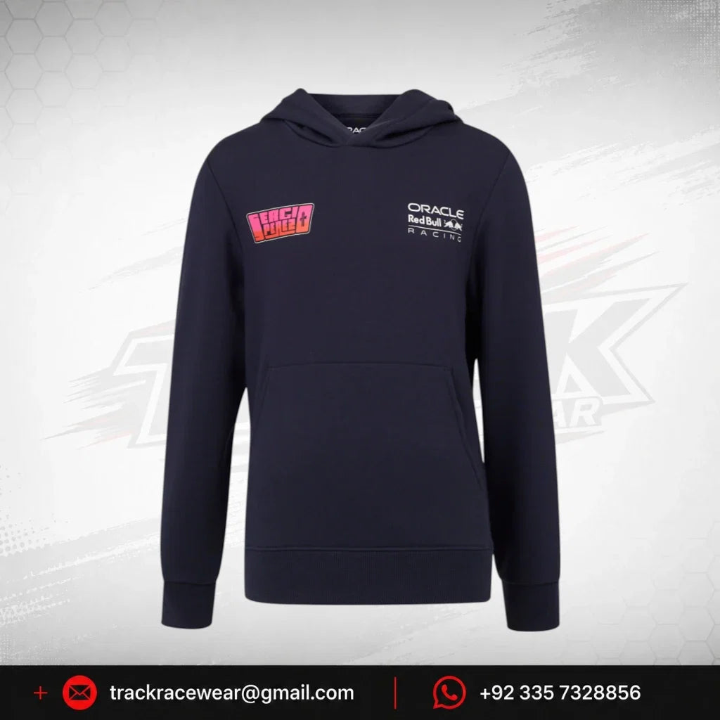 Red Bull Racing Kids Sergio Perez Mexico GP F1 Hoodie – Youth Navy