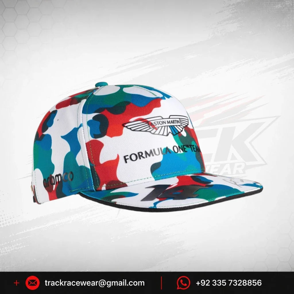 Aston Martin Cognizant F1 Fernando Alonso Special Edition Kimoa Mexico GP Hat- Camo