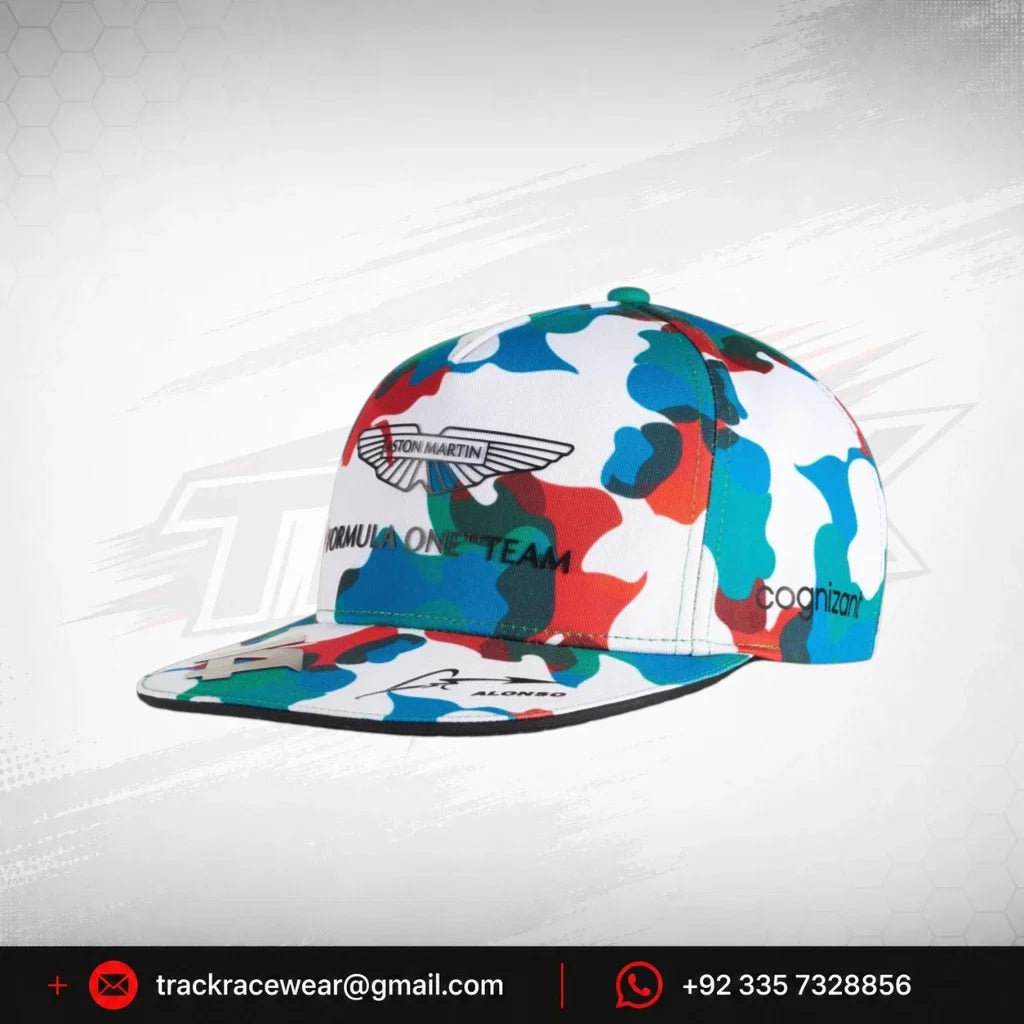 Aston Martin Cognizant F1 Fernando Alonso Special Edition Kimoa Mexico GP Hat- Camo
