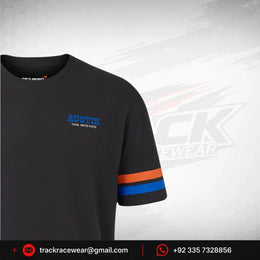 McLaren F1 USA Austin GP Stripe Sleeve T-Shirt - White/Phantom