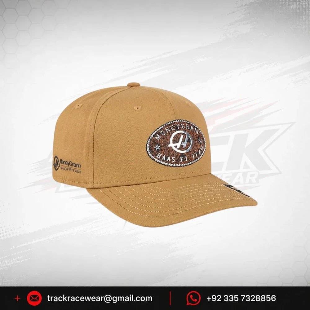 Haas Racing F1 New Era 9Seventy Special Edition Oliver Bearman Austin GP Hat - Brown