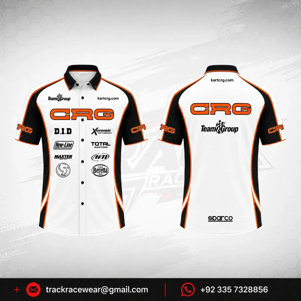 2018 CRG Kart Racing Button-Down Shirt