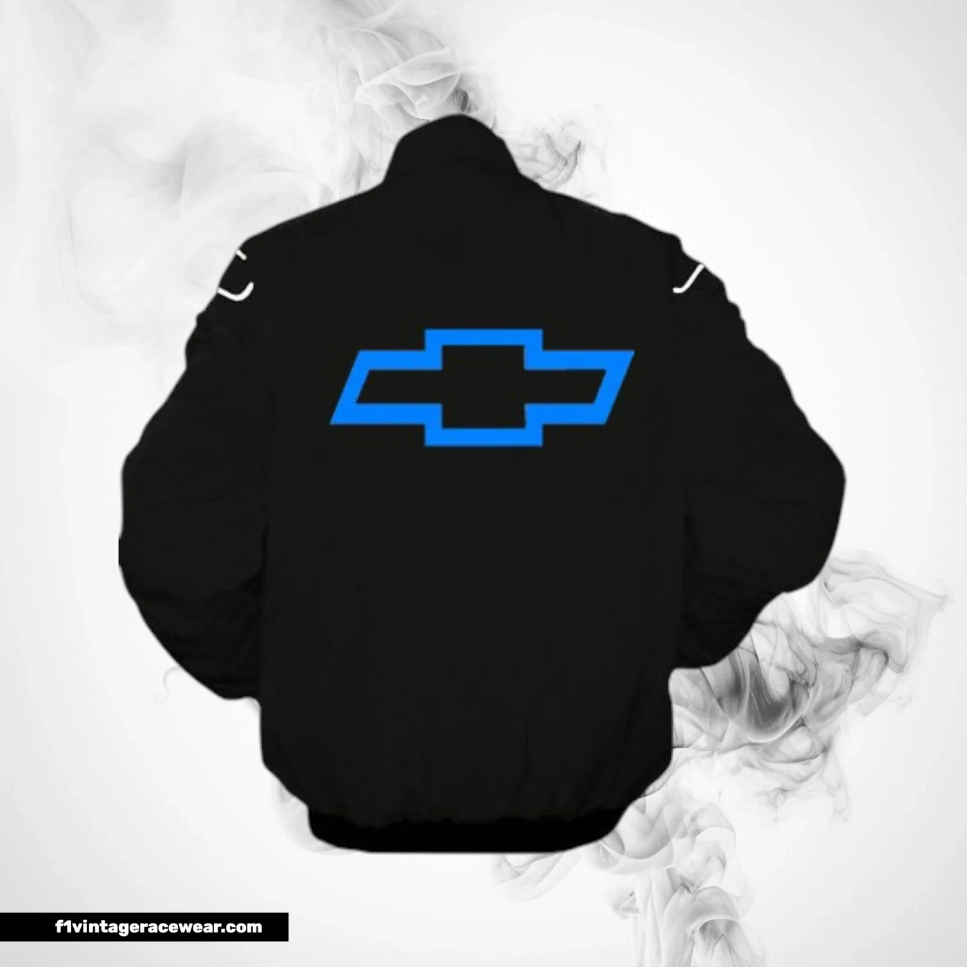 Chevy Racing Jacket Black Track Inspired Design