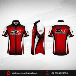 Premium Custom Button-Down Kart Racing Shirt