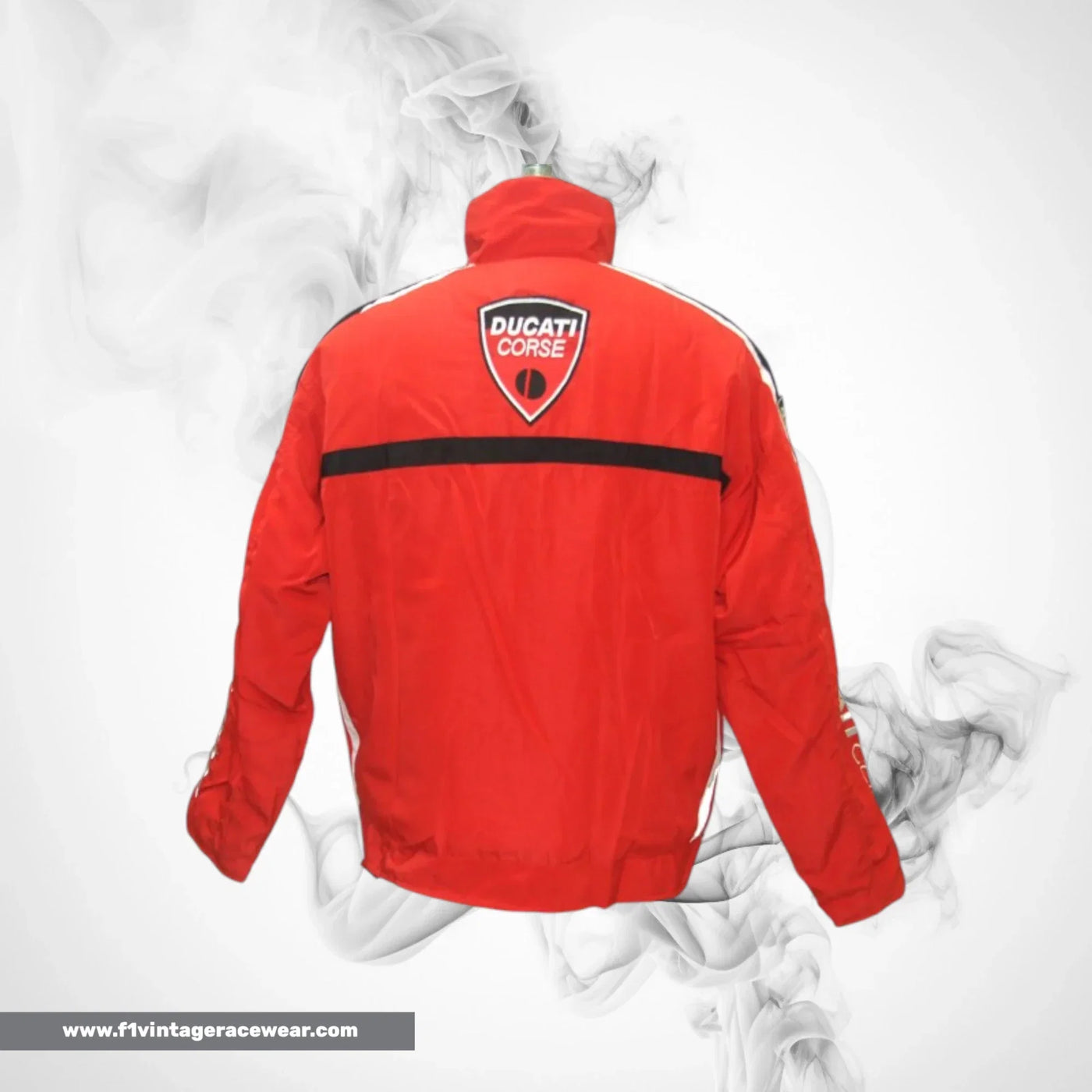 Ducati Corse MotoGP Inspired Jacket Red Black Trim Racing Jacket