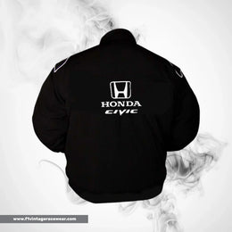 Honda Civic Motorsport Jacket Black Racing Wear