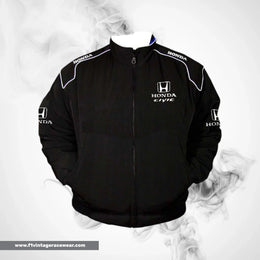 Honda Civic Motorsport Jacket Black Racing Wear
