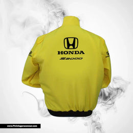 Honda S2000 JDM Inspired Jacket Yellow Racing Style