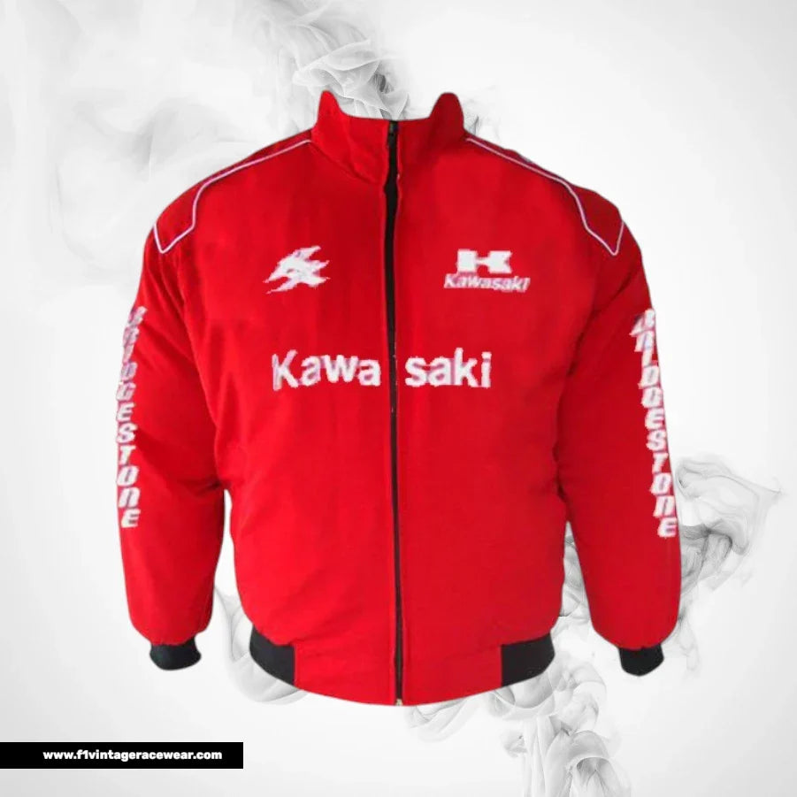 Kawasaki KX Racing Jacket Red Motocross Edition