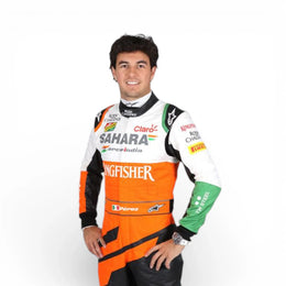 2014 Sergio Perez Sahara Force India F1 Race Suit – Orange Edition