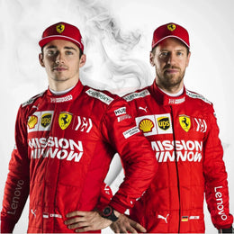Sebastian Vettle 2019 Ferrari Mission Winnow F1 Suit
