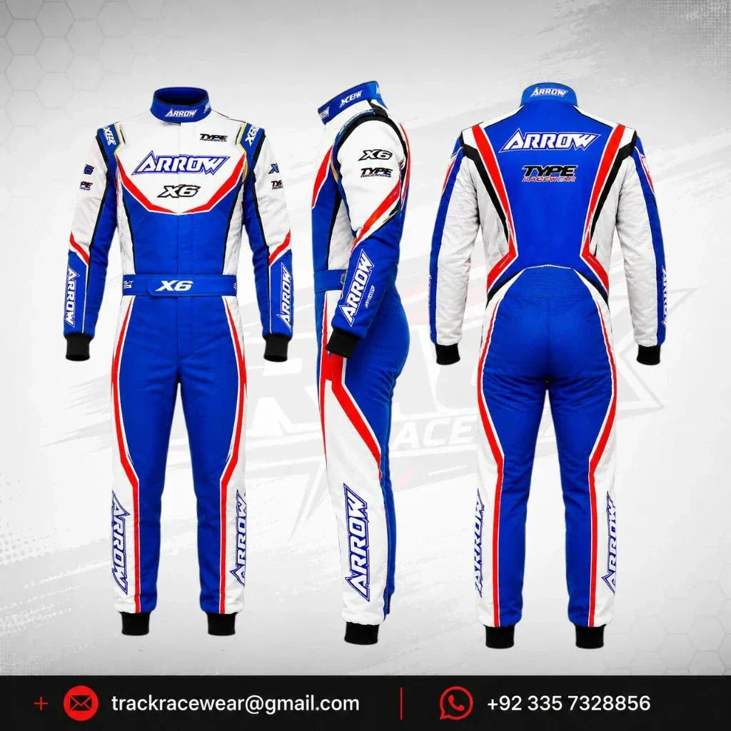 Arrow Kart Racing Suit | Custom FIA Level 2 Go Kart Racing Suit