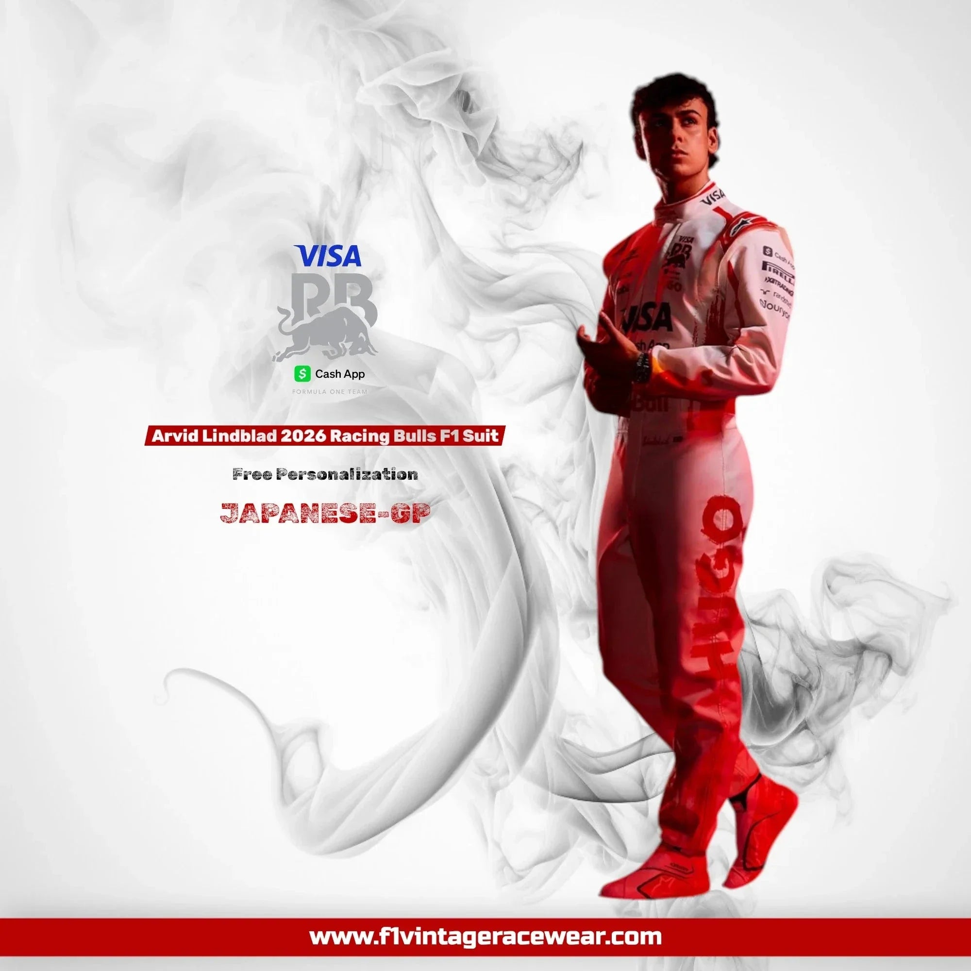 Arvid Lindblad 2026 Racing Bulls F1 Suit – Japanese GP Edition