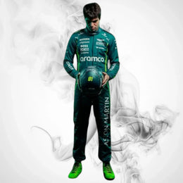 Aston Martin 2025 F1 Racing Team Suit | Fernando Alonso, Lance Stroll